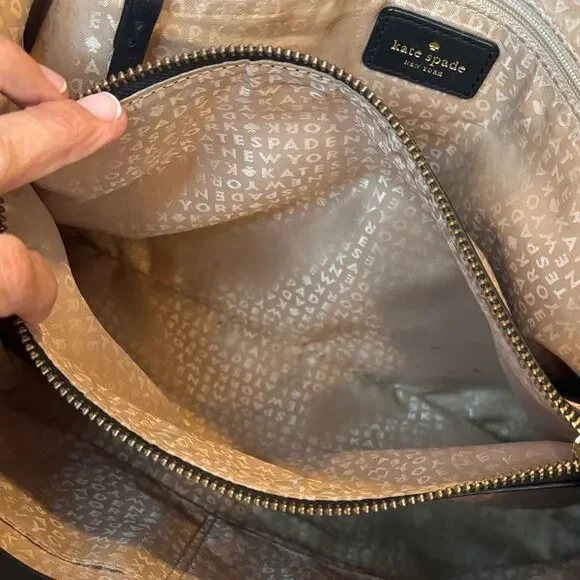 Kate Spade Bag Purse Handbag Leather Chelsea Street Gigi Patent Satchel Tote Bag